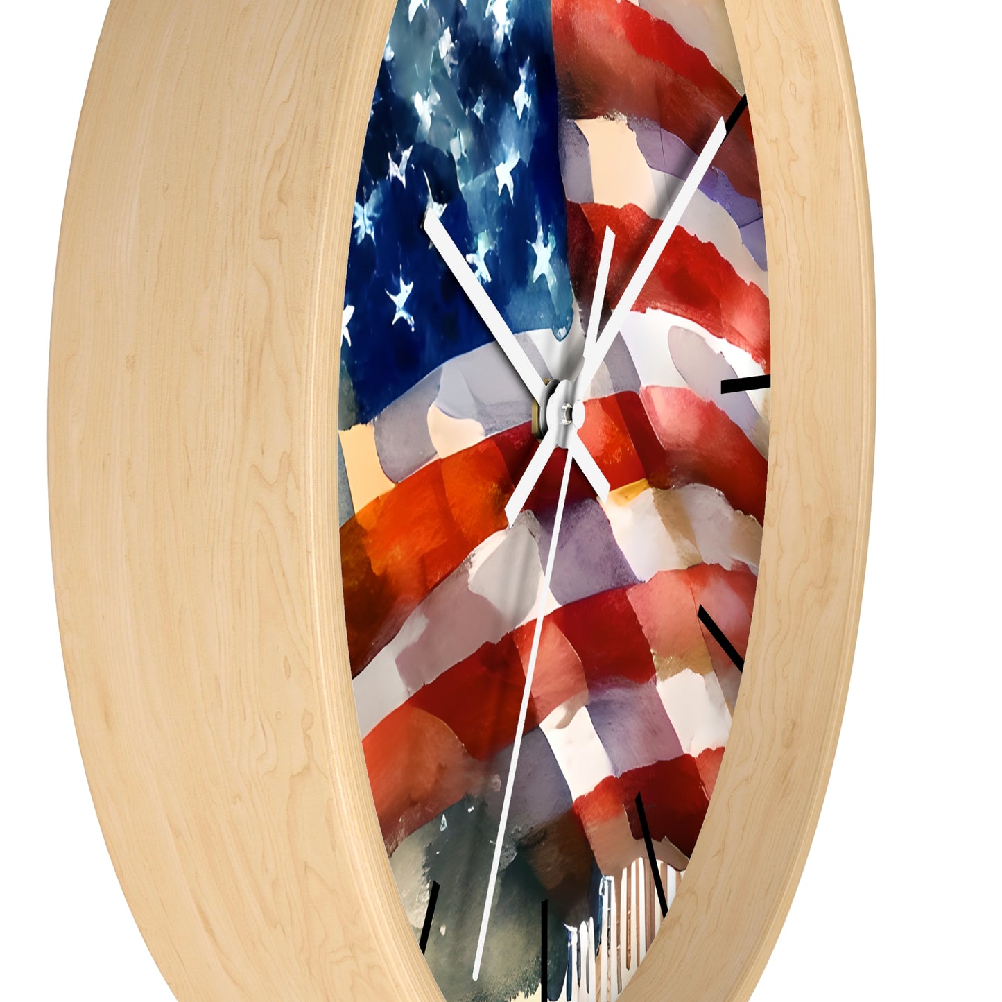 American Flag Wall Clock - The American Glory 