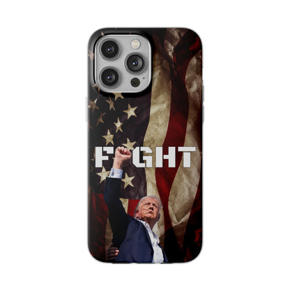 Trump Fight! iPhone Case | Semi-transparent, matte finish - The American Glory 