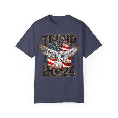 Trump 2024 USA Flag Tee - Unisex Election Shirt for Trump Supporters - The American Glory 