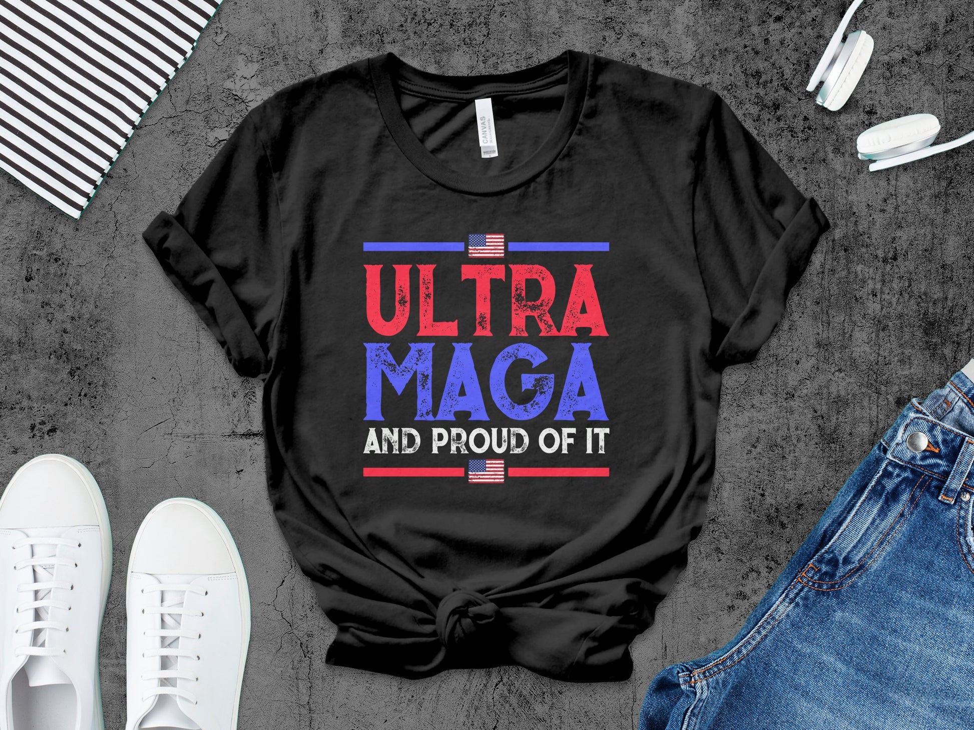 Ultra Mega and Proud of it T-shirt Trump Shirt - The American Glory 