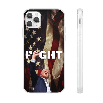 Trump Fight! iPhone Case | Semi-transparent, matte finish - The American Glory 