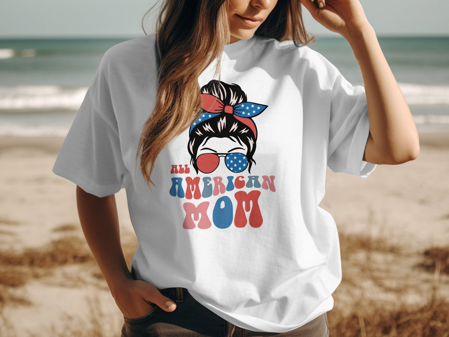 All American Mom T-shirt - The American Glory 