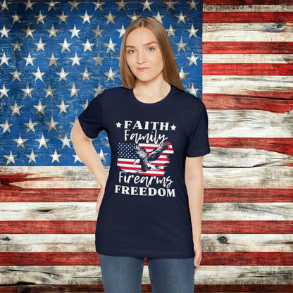 Faith Freedom T-shirt - The American Glory 