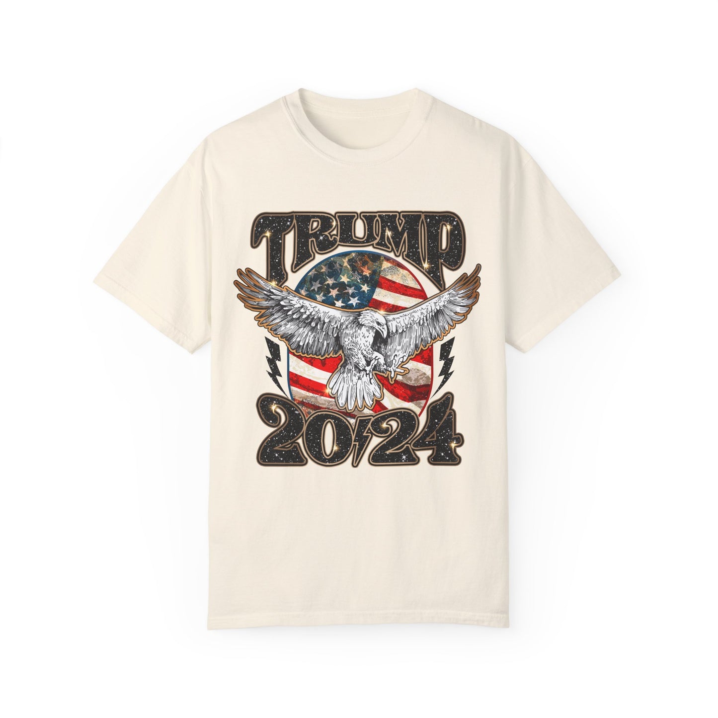 Trump 2024 USA Flag Tee - Unisex Election Shirt for Trump Supporters - The American Glory 