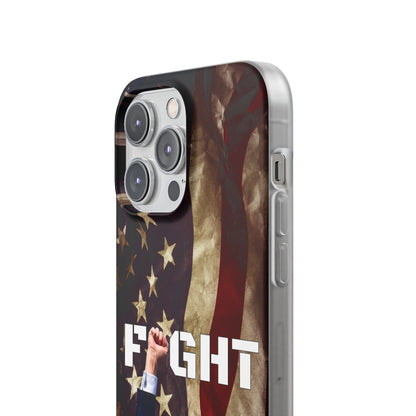 Trump Fight! iPhone Case | Semi-transparent, matte finish - The American Glory 