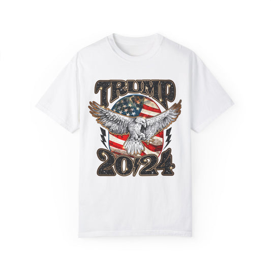 Trump 2024 USA Flag Tee - Unisex Election Shirt for Trump Supporters - The American Glory 