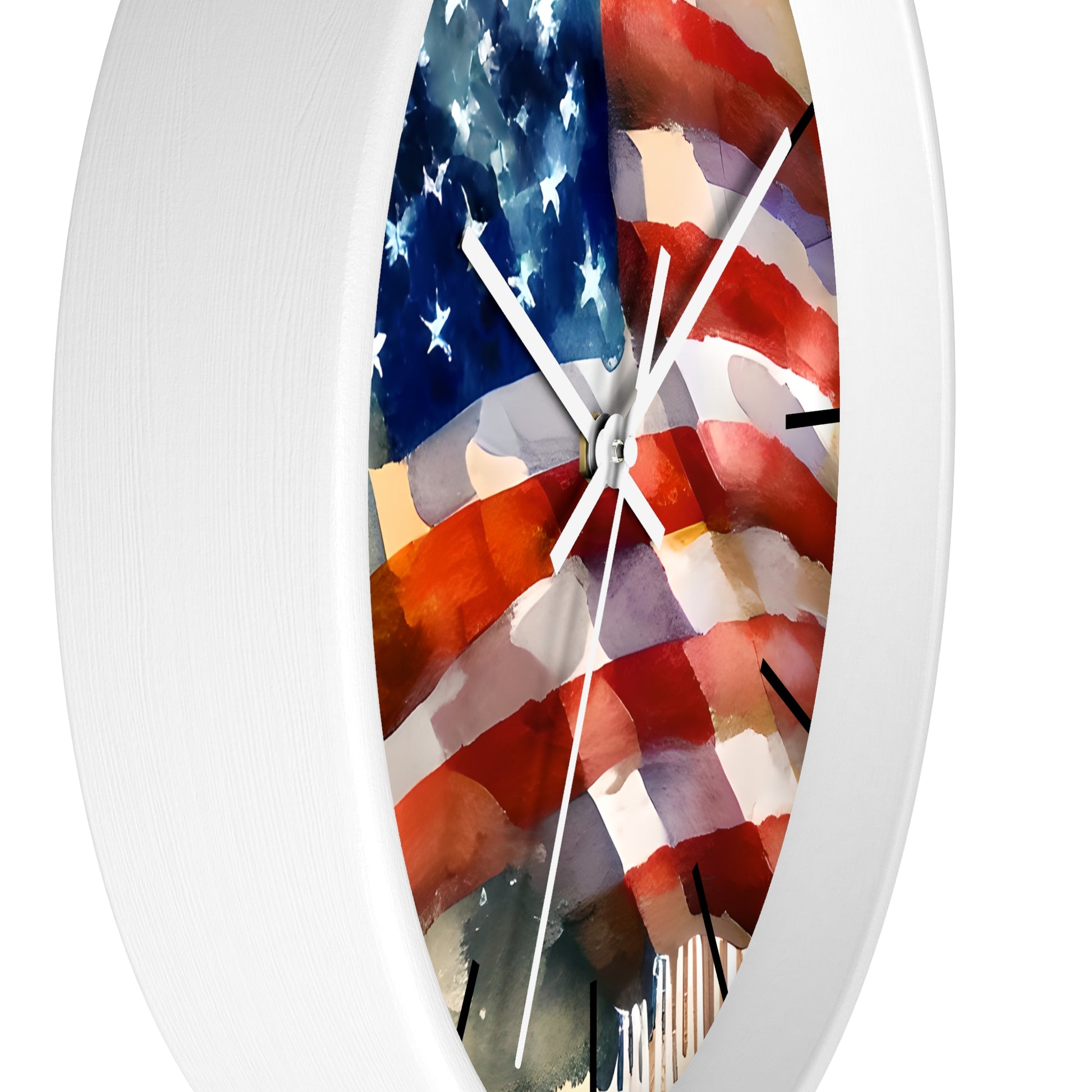 American Flag Wall Clock - The American Glory 