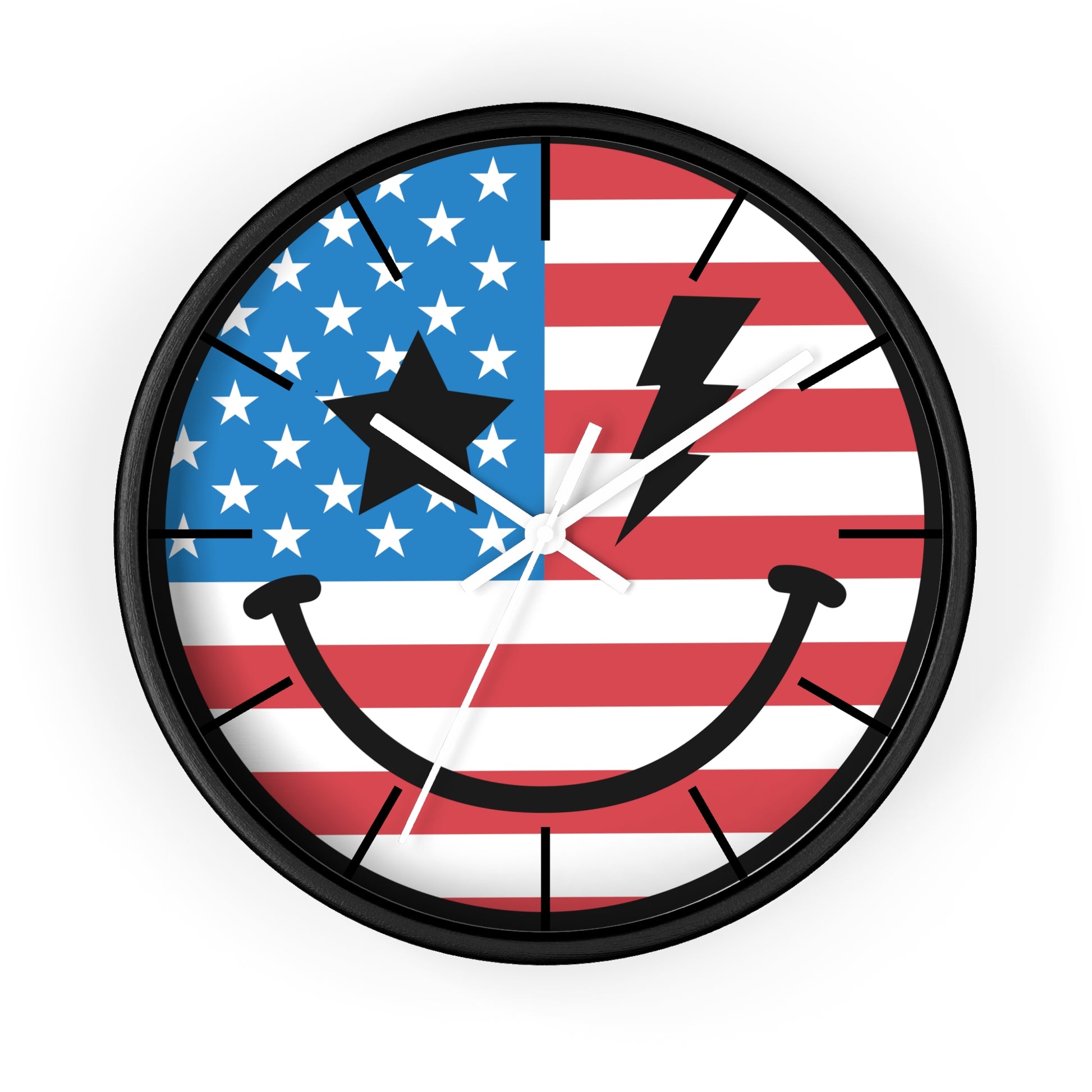 American Flag Wall Clock - The American Glory 