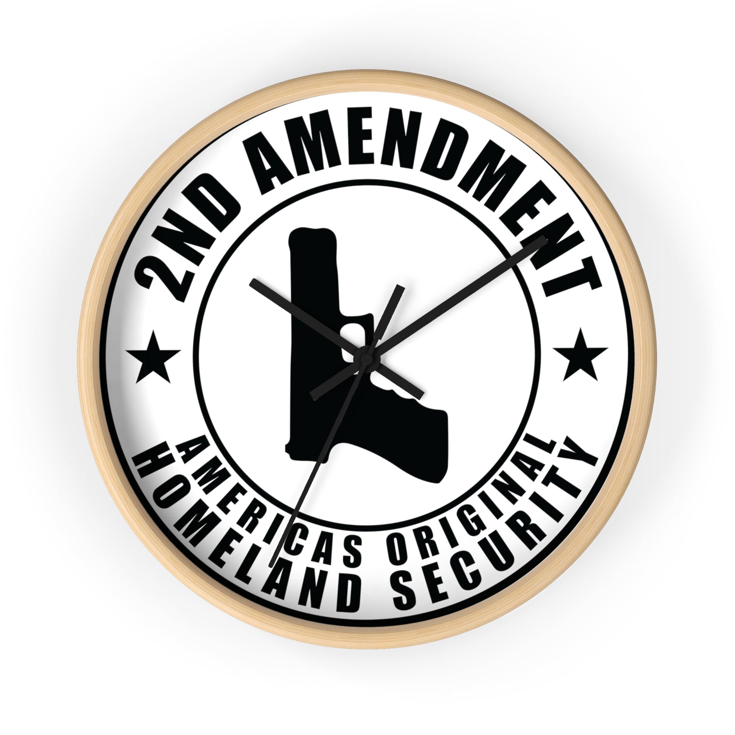 2nd Amendment Wall clock 2nd Amendment Americas Original Homeland Security Wall Clock - The American Glory 