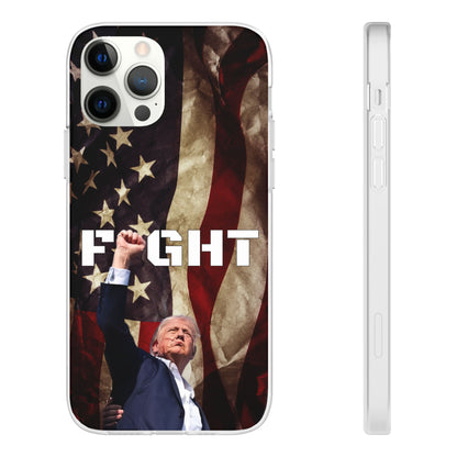 Trump Fight! iPhone Case | Semi-transparent, matte finish - The American Glory 