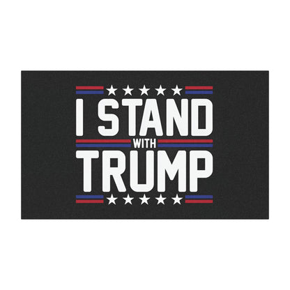 I Stand with Trump Car Magnet, Trump 2024 Bumper Sticker, Donald Trump Weatherproof car magnets, MAGA Stand with Trump Bumper Stickers - The American Glory 