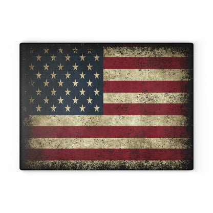 American Flag Glass Cutting Board - The American Glory 