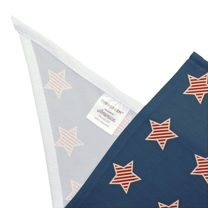 Patriotic American Flag Dog Bandana – USA Stars & Stripes Pet Scarf for 4th of July, Memorial Day & Everyday Wear - The American Glory 