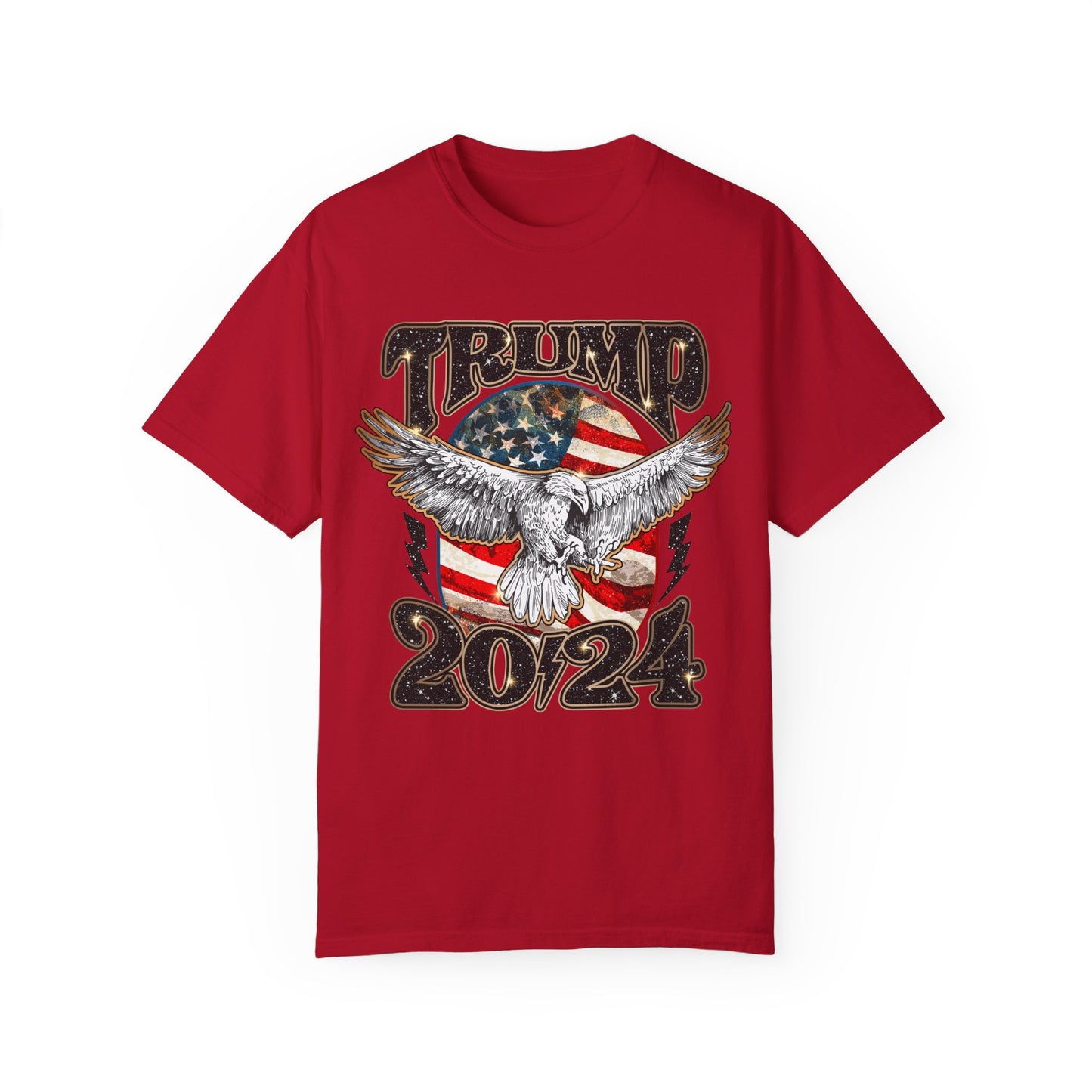 Trump 2024 USA Flag Tee - Unisex Election Shirt for Trump Supporters - The American Glory 