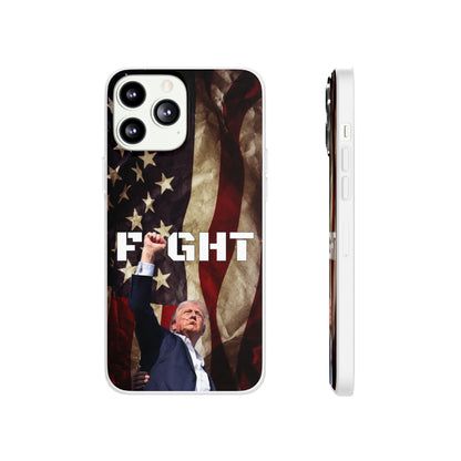 Trump Fight! iPhone Case | Semi-transparent, matte finish - The American Glory 