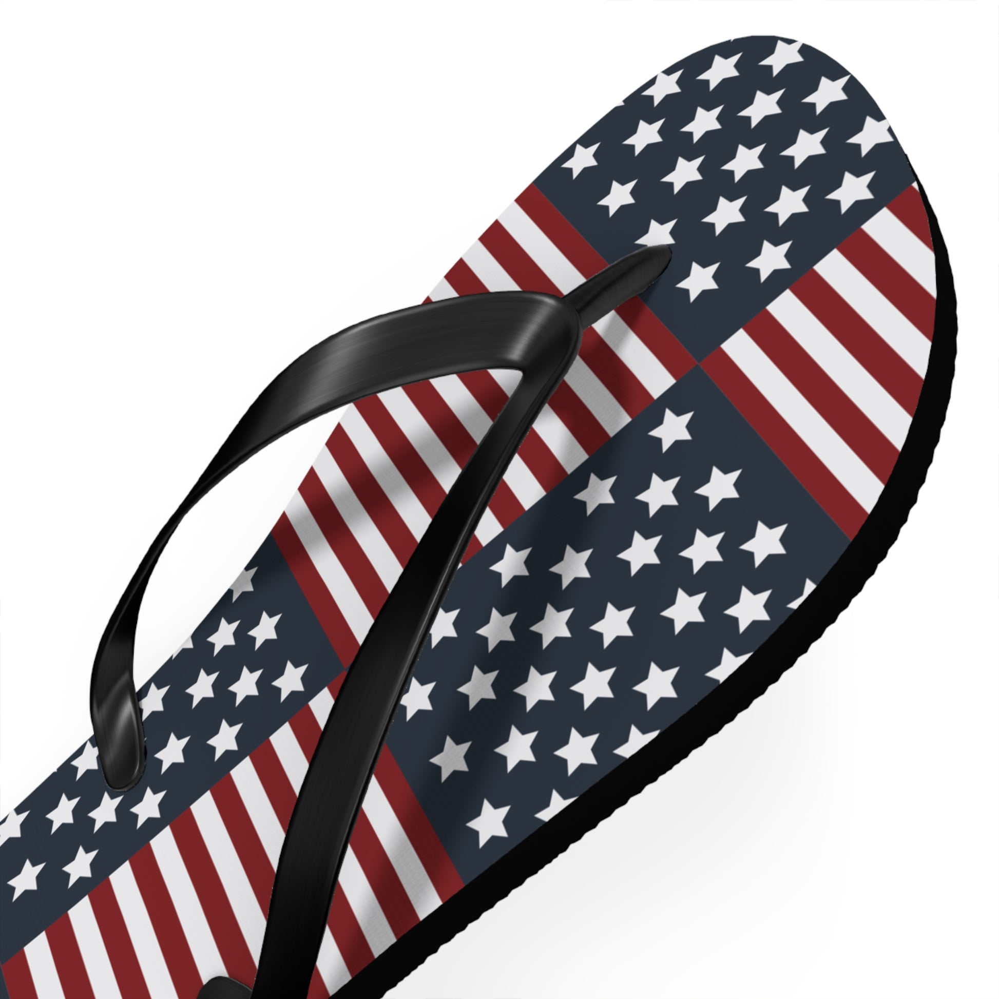 American Flag Flip Flops, USA July 4th Flip Flop slippers, Patriotic Summer accessories - The American Glory 