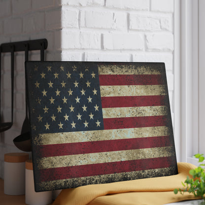 American Flag Glass Cutting Board - The American Glory 