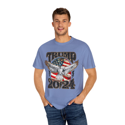 Trump 2024 USA Flag Tee - Unisex Election Shirt for Trump Supporters - The American Glory 