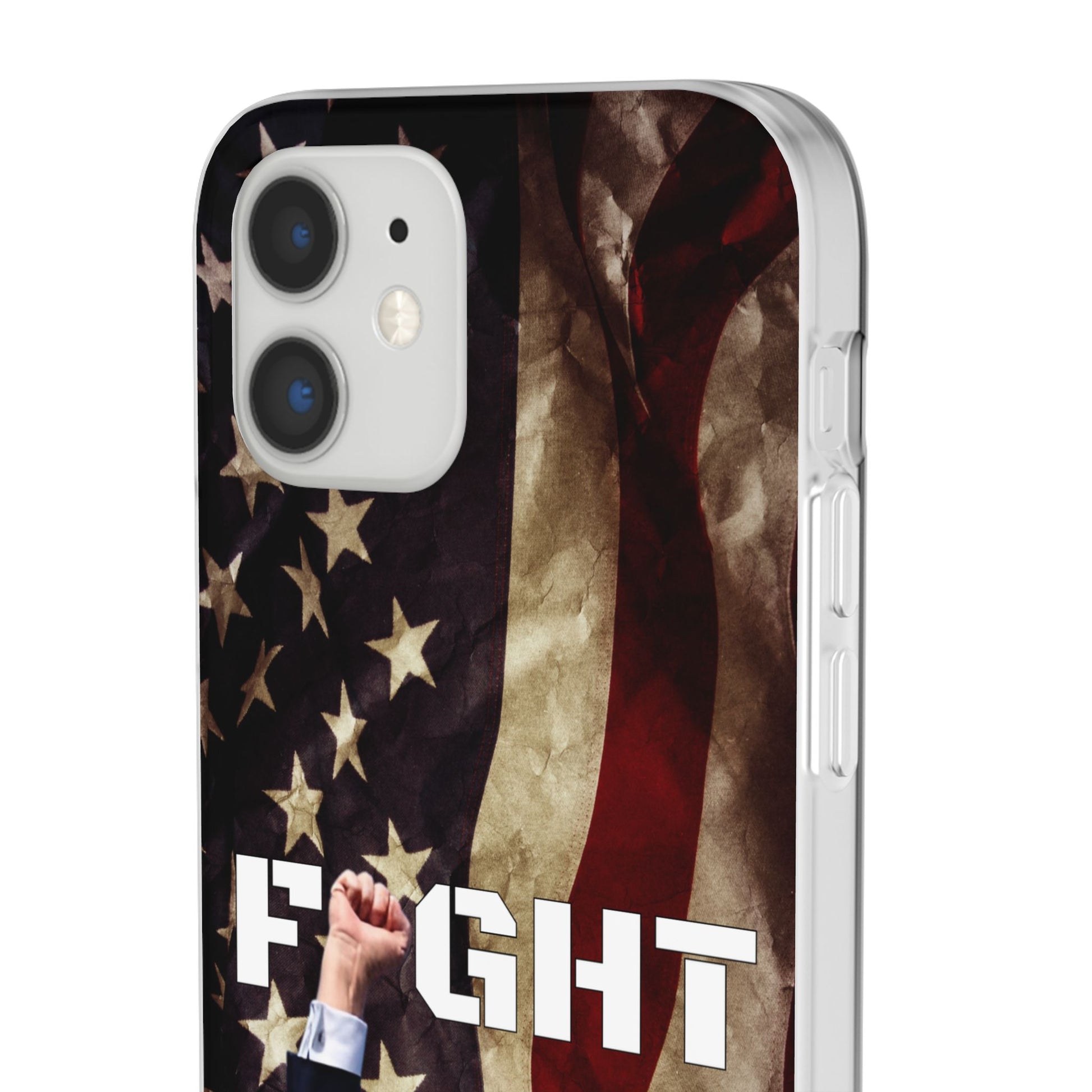 Trump Fight! iPhone Case | Semi-transparent, matte finish - The American Glory 