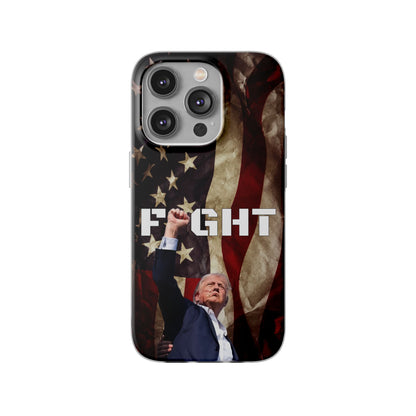 Trump Fight! iPhone Case | Semi-transparent, matte finish - The American Glory 