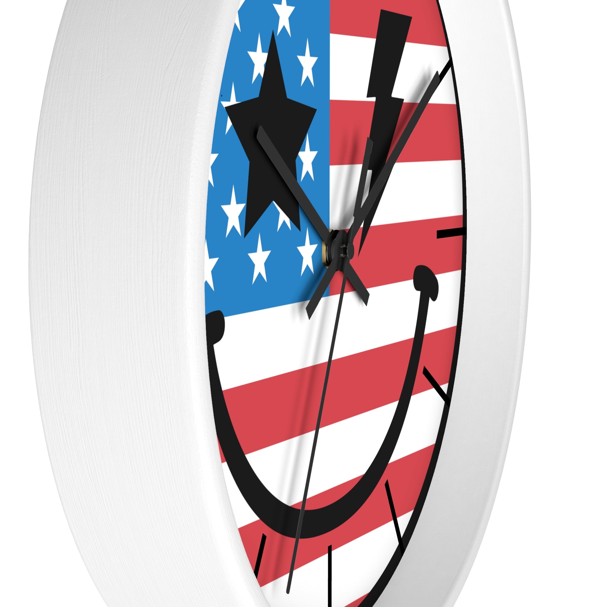 American Flag Wall Clock - The American Glory 