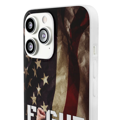 Trump Fight! iPhone Case | Semi-transparent, matte finish - The American Glory 