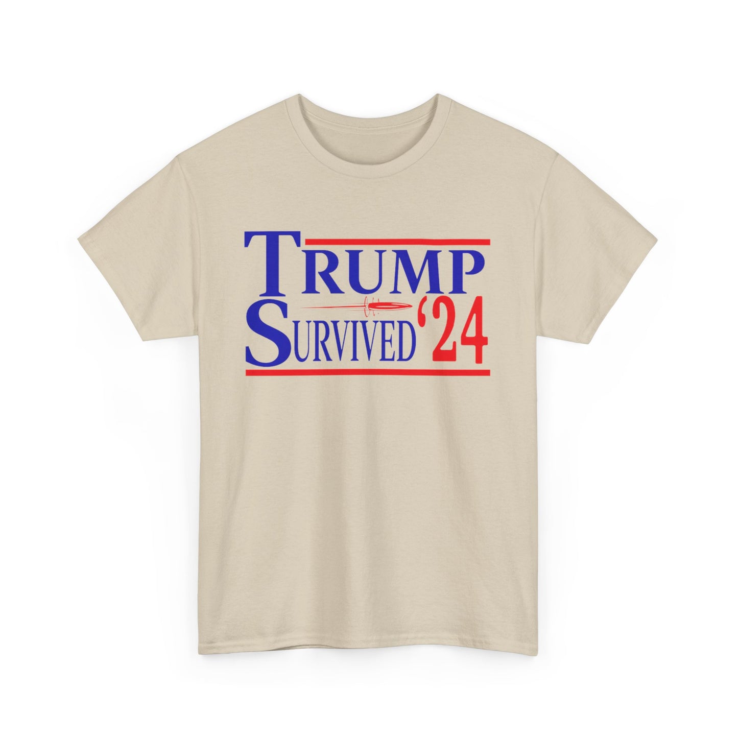 Trump Survived, 2024 T-shirt | Express Delivery available - The American Glory 