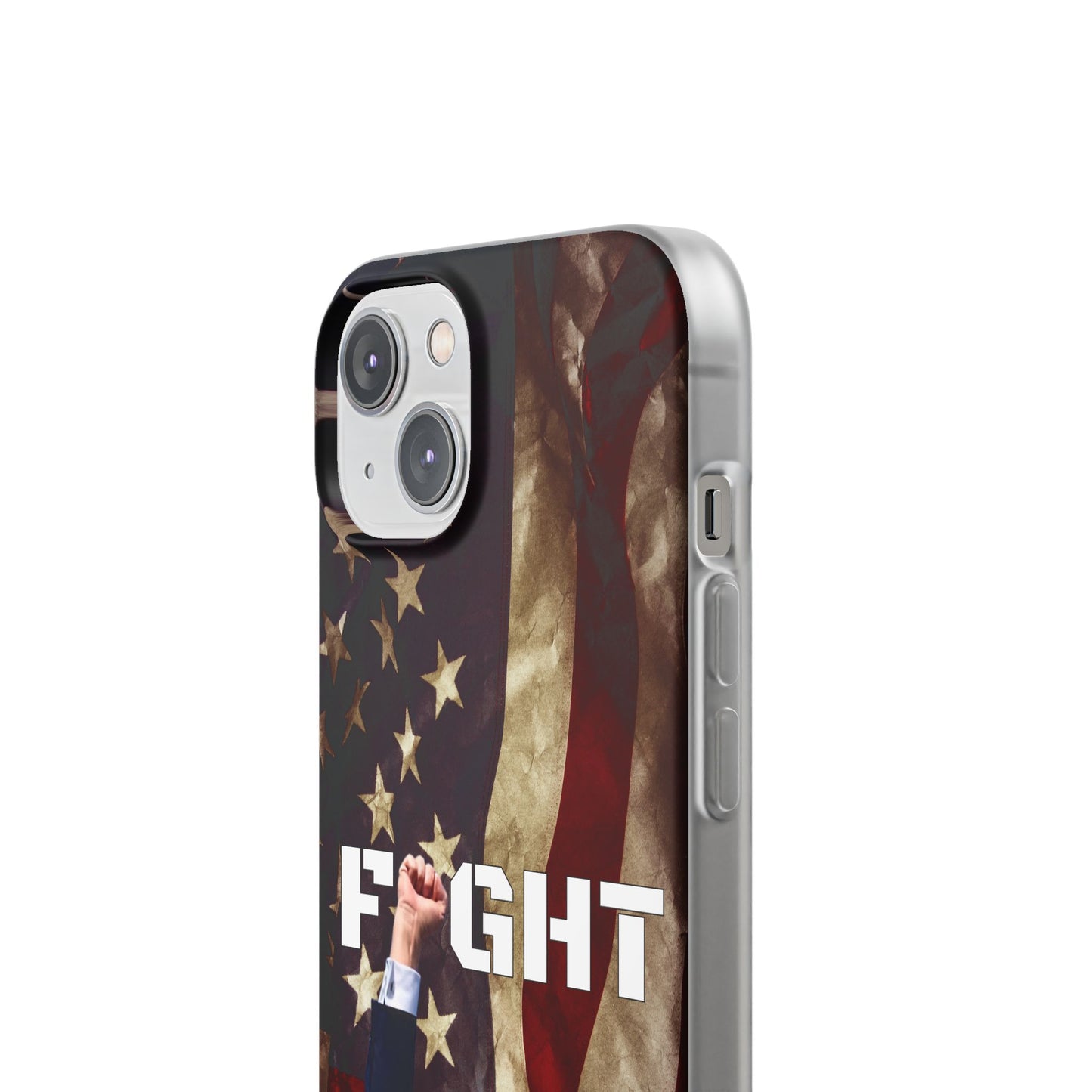 Trump Fight! iPhone Case | Semi-transparent, matte finish - The American Glory 