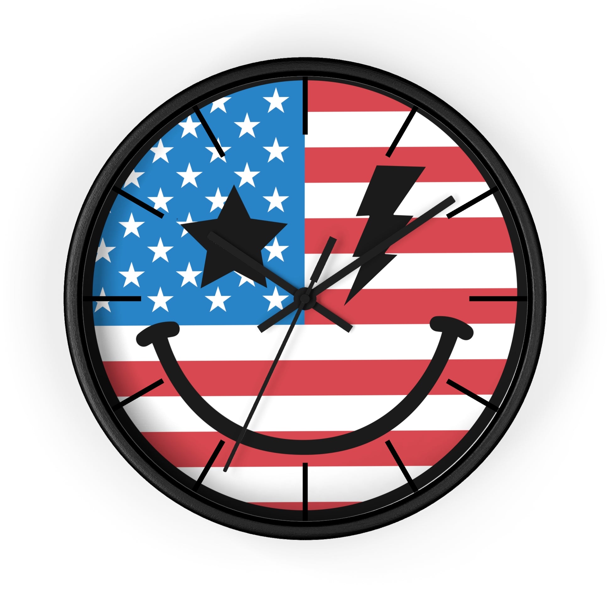 American Flag Wall Clock - The American Glory 