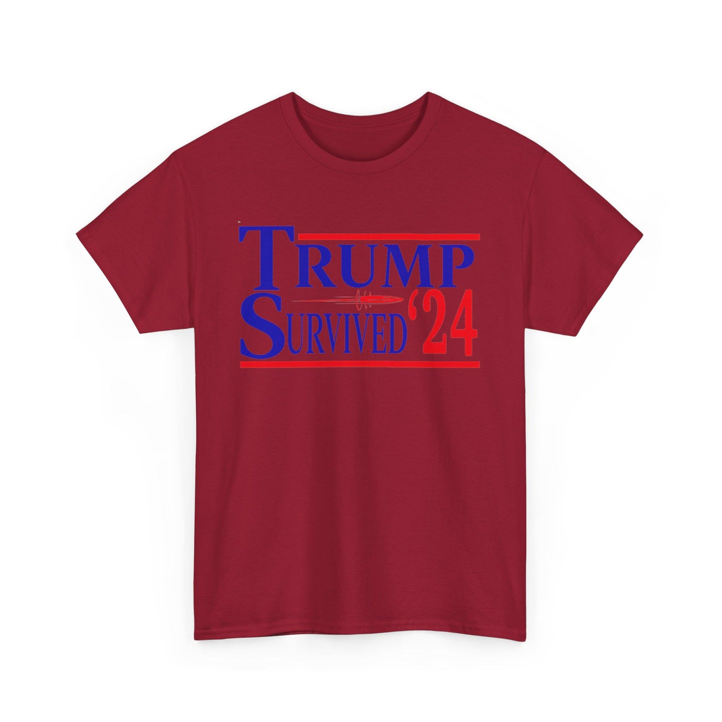 Trump Survived, 2024 T-shirt | Express Delivery available - The American Glory 