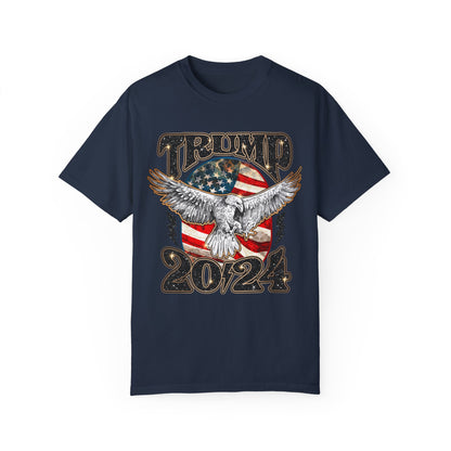 Trump 2024 USA Flag Tee - Unisex Election Shirt for Trump Supporters - The American Glory 