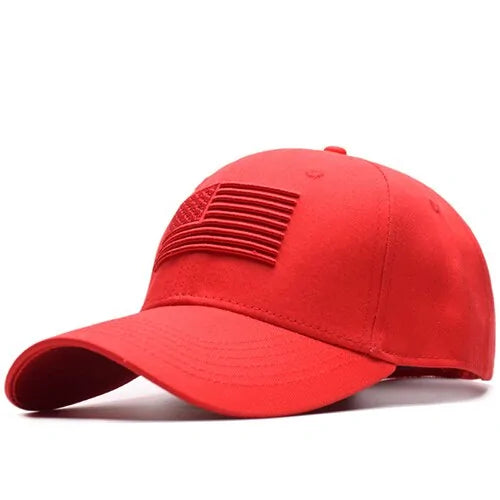 Tactical Baseball Cap: USA Flag Snapback Hat - The American Glory 