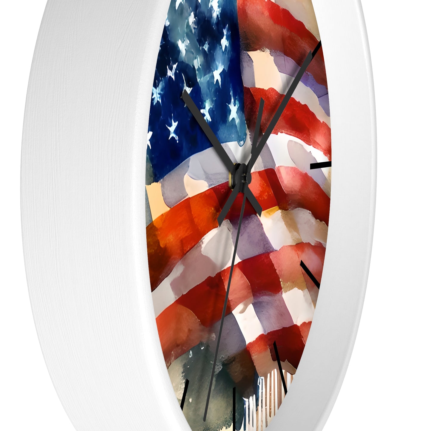 American Flag Wall Clock - The American Glory 