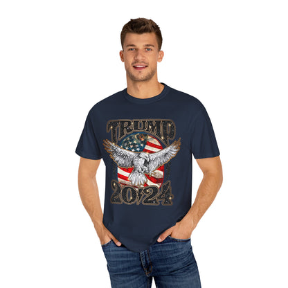 Trump 2024 USA Flag Tee - Unisex Election Shirt for Trump Supporters - The American Glory 