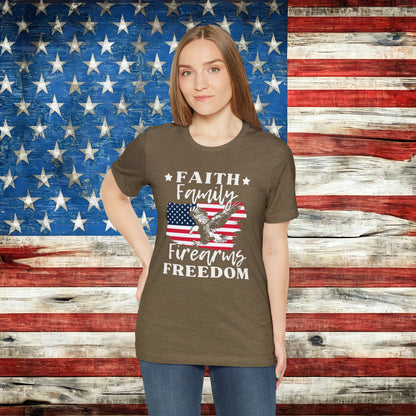 Faith Freedom T-shirt - The American Glory 