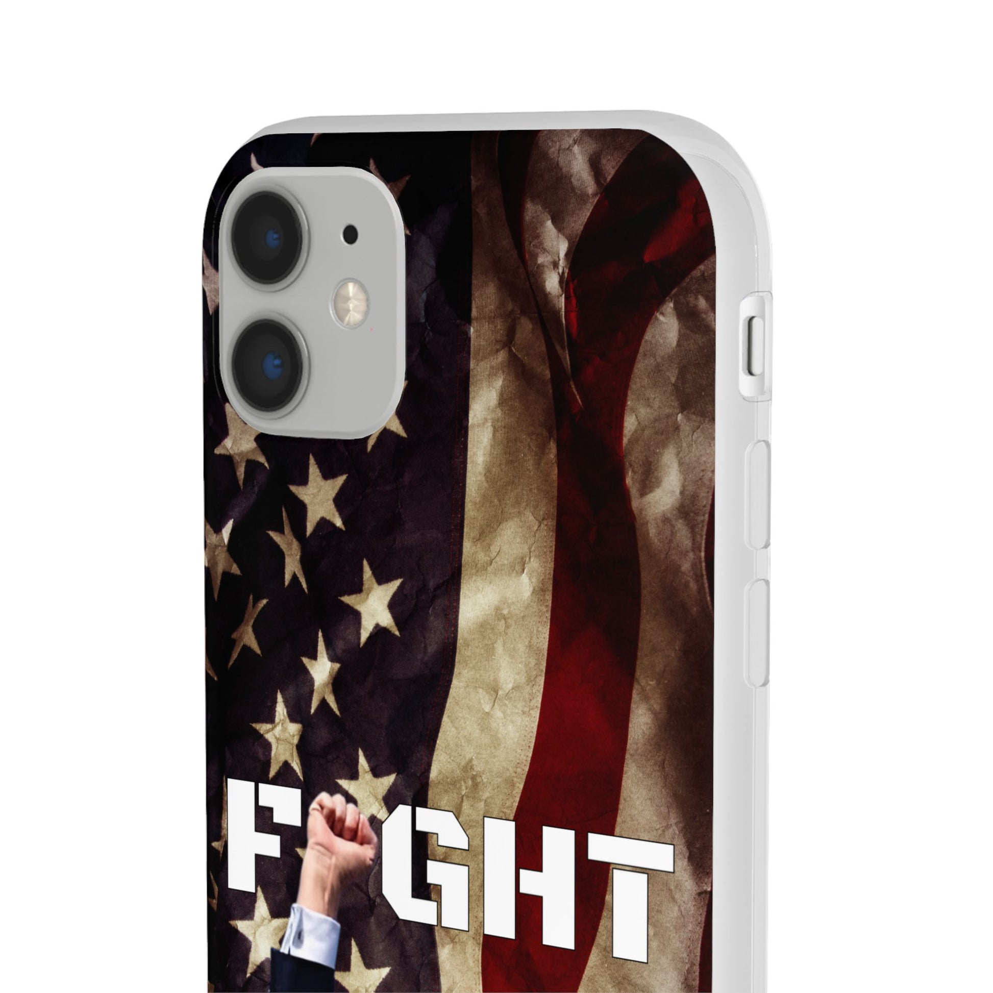 Trump Fight! iPhone Case | Semi-transparent, matte finish - The American Glory 