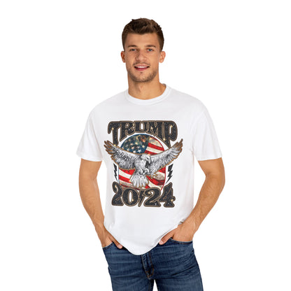 Trump 2024 USA Flag Tee - Unisex Election Shirt for Trump Supporters - The American Glory 