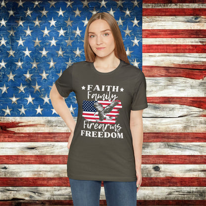 Faith Freedom T-shirt - The American Glory 