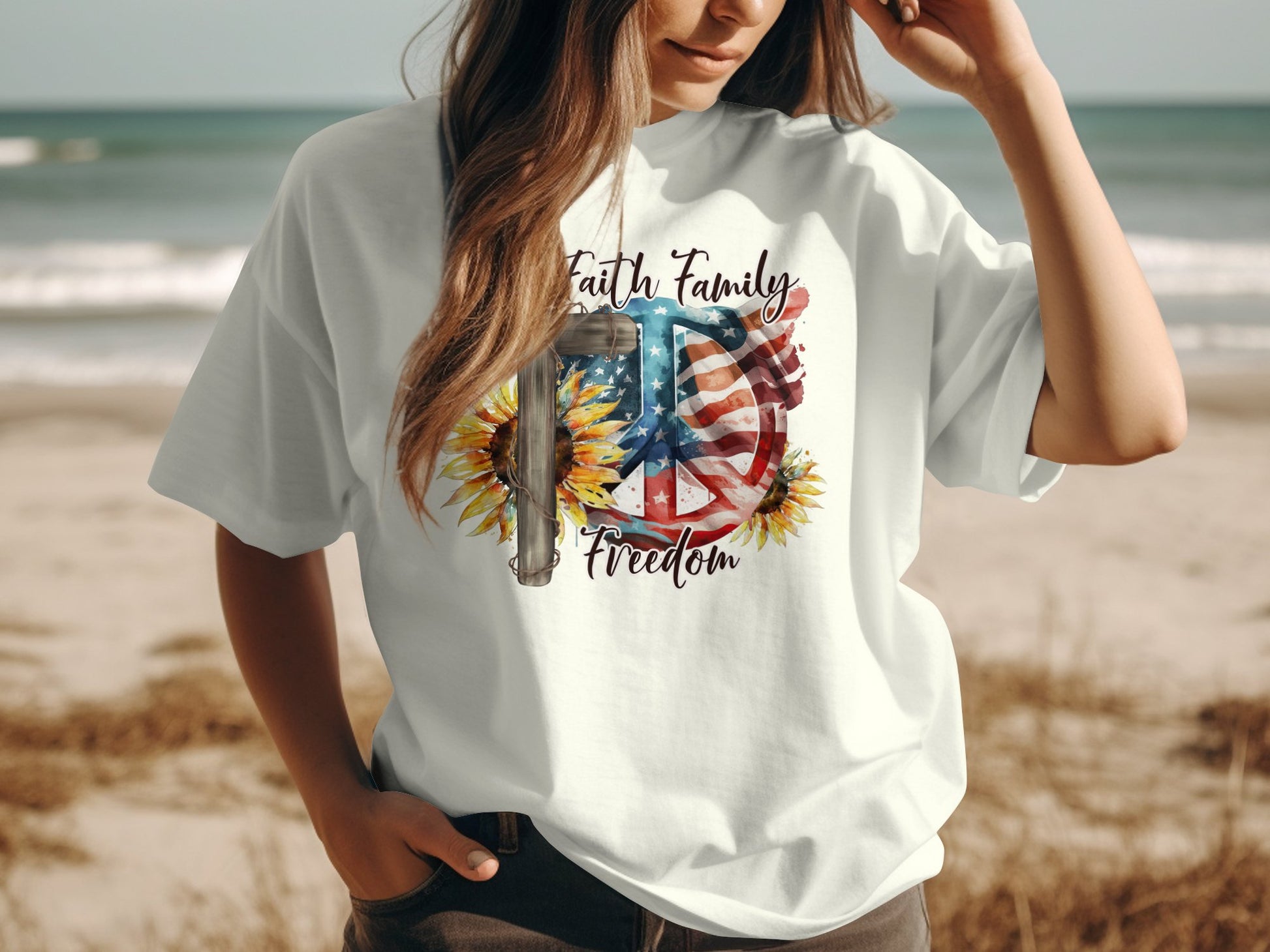 Faith Family Freedom T-shirt - The American Glory 