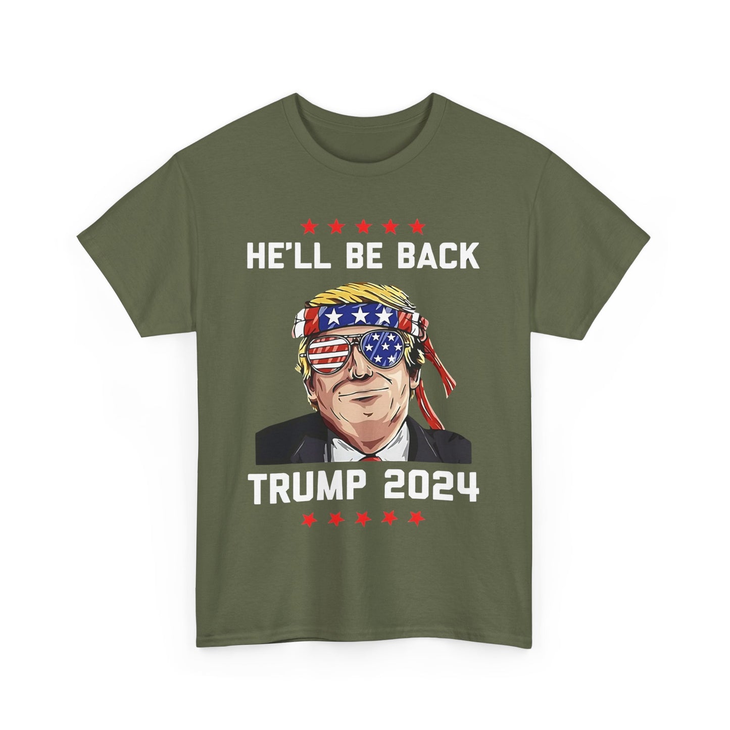 Trump 2024 i'll be Back T-shirt | Express Delivery available - The American Glory 