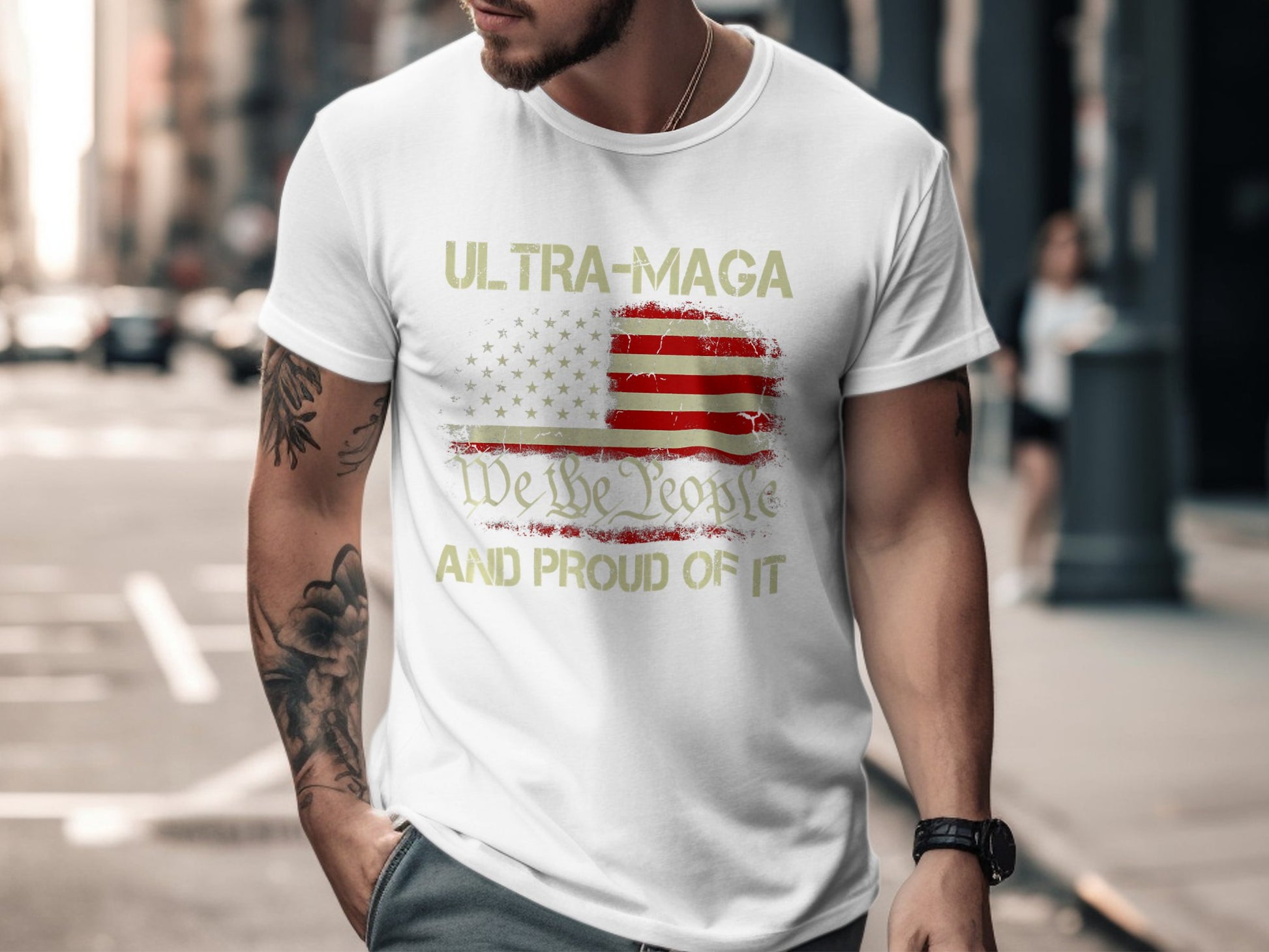 Ultra Maga and Proud of it T-shirt We the People T-shirt Trump Shirt - The American Glory 