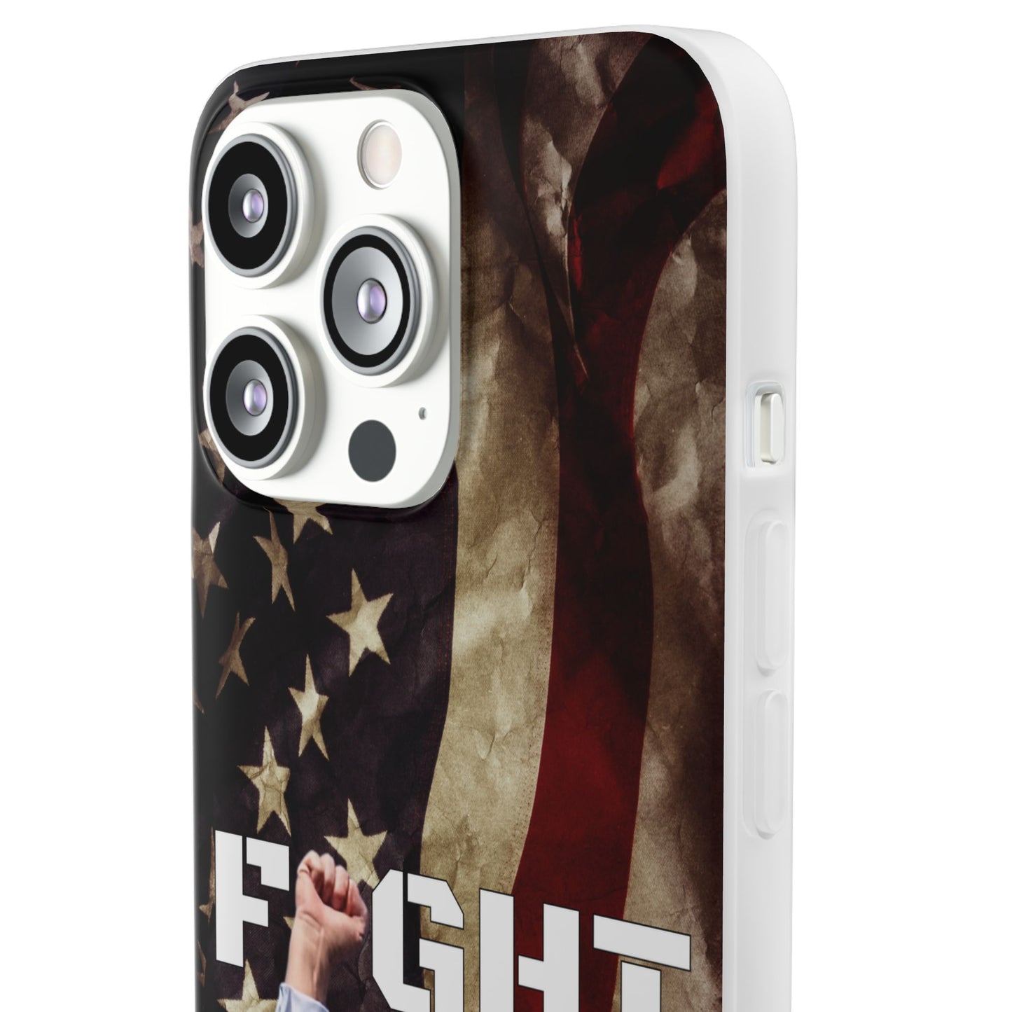 Trump Fight! iPhone Case | Semi-transparent, matte finish - The American Glory 