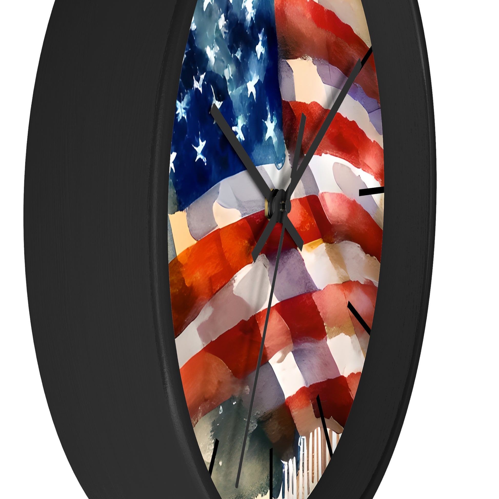 American Flag Wall Clock - The American Glory 