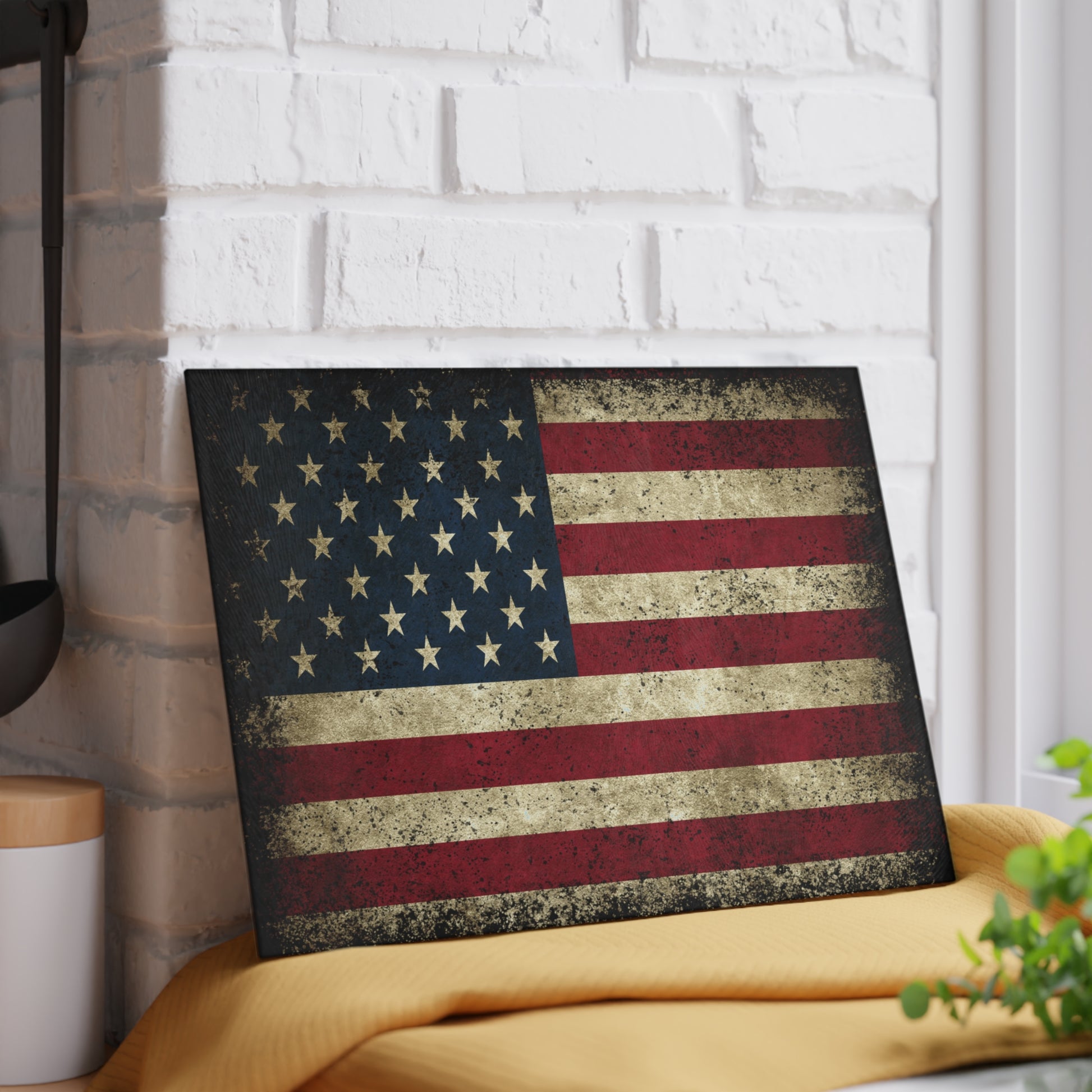 American Flag Glass Cutting Board - The American Glory 