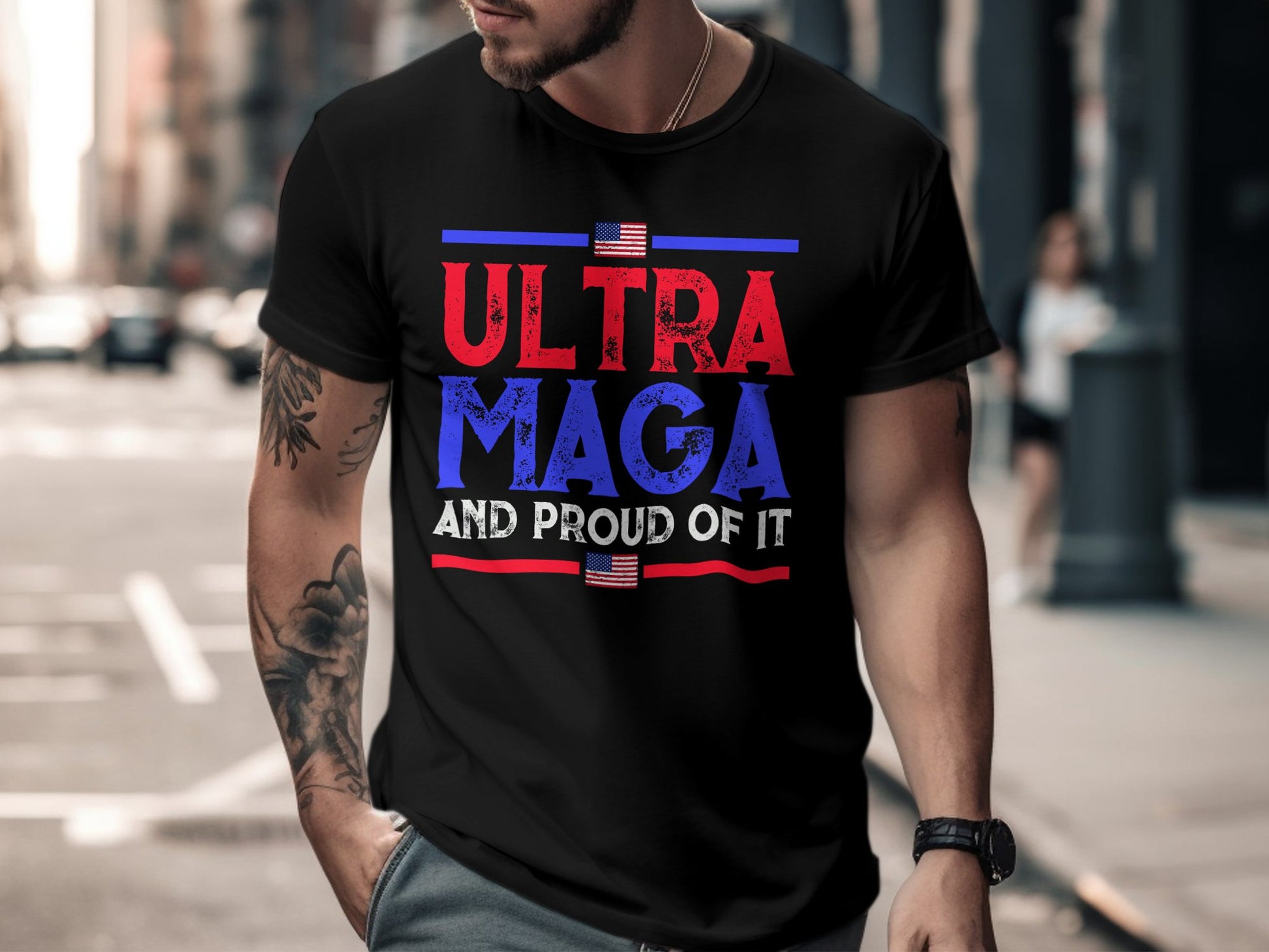 Ultra Mega and Proud of it T-shirt Trump Shirt - The American Glory 