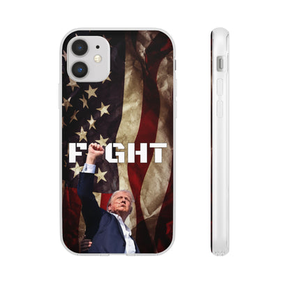 Trump Fight! iPhone Case | Semi-transparent, matte finish - The American Glory 