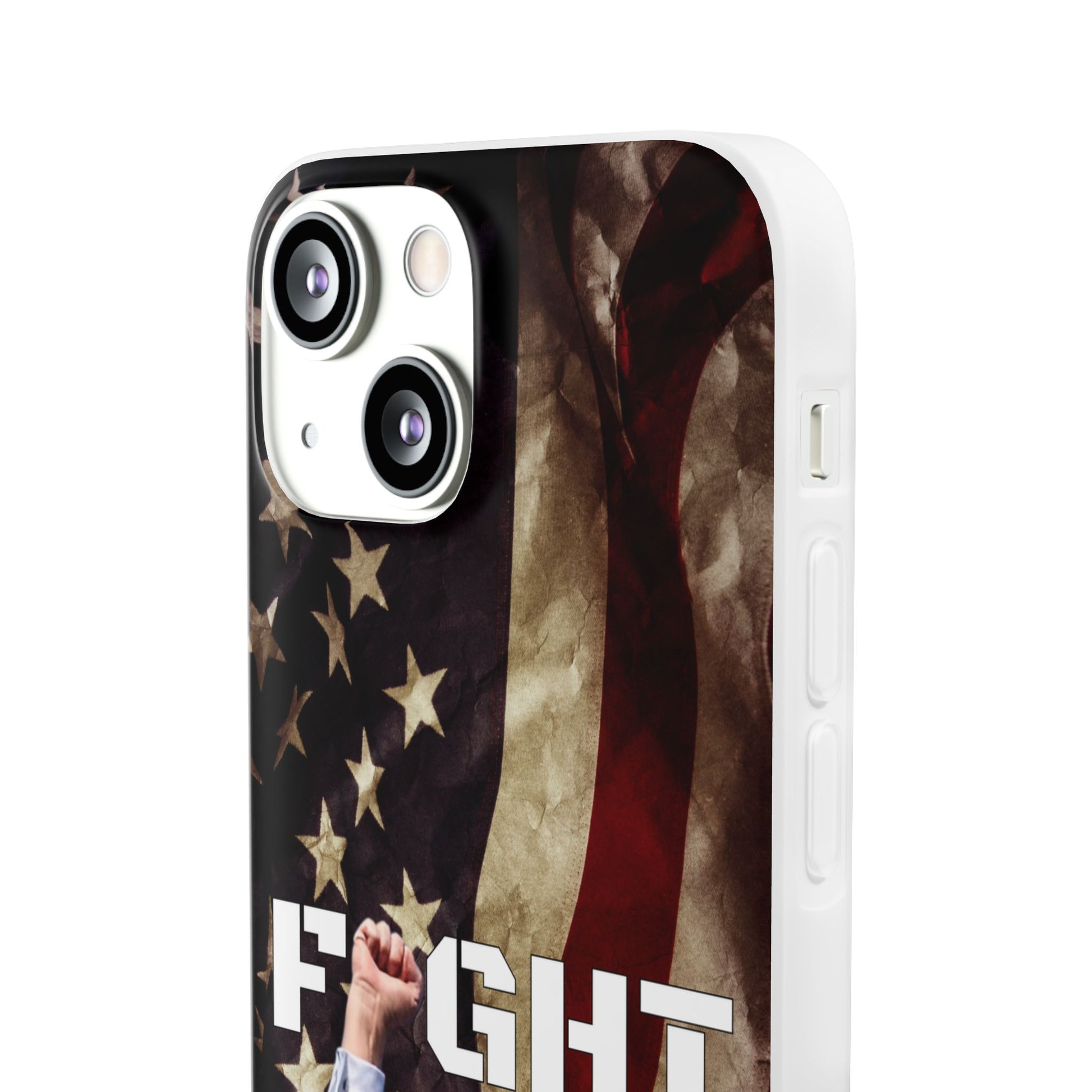 Trump Fight! iPhone Case | Semi-transparent, matte finish - The American Glory 