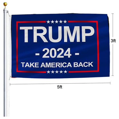 Trump 2024 American Flag Anti-Ultraviolet Fading - The American Glory 