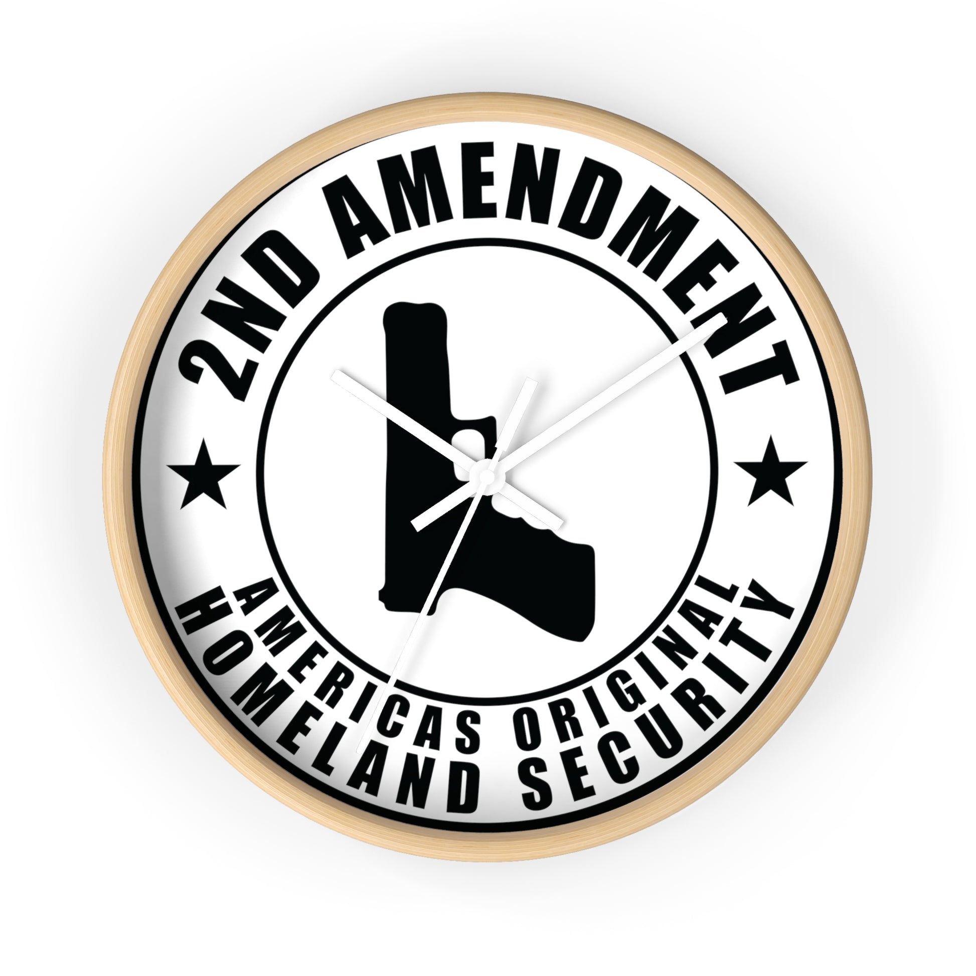 2nd Amendment Wall clock 2nd Amendment Americas Original Homeland Security Wall Clock - The American Glory 