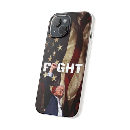 Trump Fight! iPhone Case | Semi-transparent, matte finish - The American Glory 